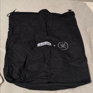AWAY luggage Dust bag black embroidered w/ Dwyane Wade "Way of Wade" logo large